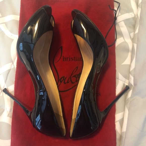 Christian Louboutin Patent Leather Heels 38.5 - Picture 6 of 8